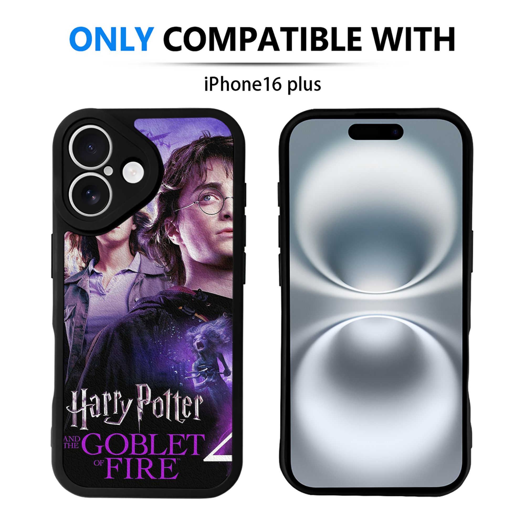 （画像用） Harry Potter ハリー・ポッターシリーズ 【iPhone 16シリーズ対応】シリコンスマホケース（レザー調） 材質：シリコン